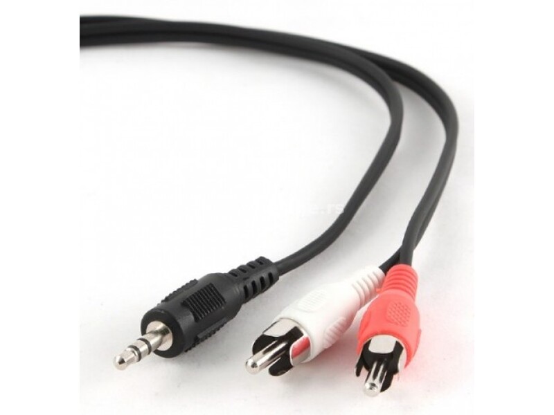 x-CCAB-458 Gembird 3.5 mm stereo to RCA plug cable, 1.5 m, blister FO