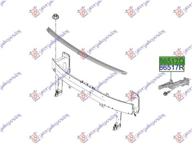 NOSAC PREDNJEG BRANIKA (O) HYUNDAI i20 20-