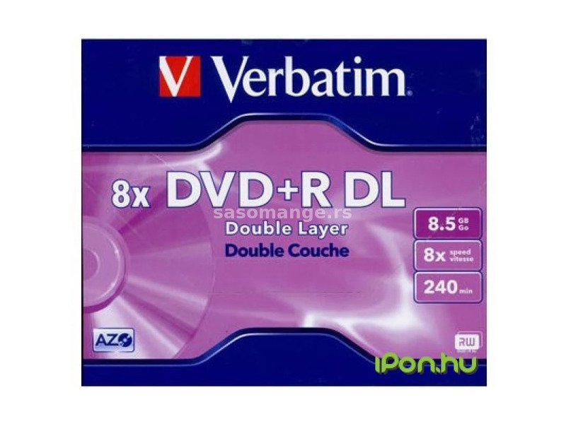 VERBATIM DVD+R DL 8x
