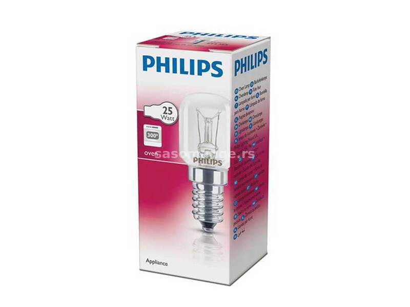 Philips specijalna sijalica za rernu 25W E14 230-240V T25 CL OV 1CT