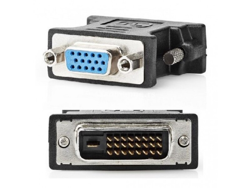 CCGP32902BK Adapter DVI-D 24+1-pin male to VGA 15-pin HD (3 rows) female DVI-D
