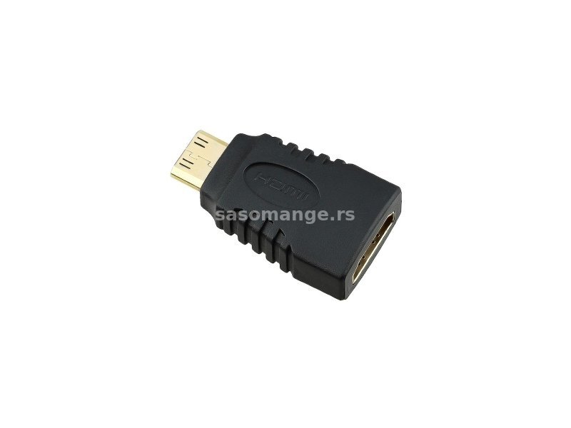 FAST ASIA Adapter Mini HDMI (M) - HDMI (F) crni