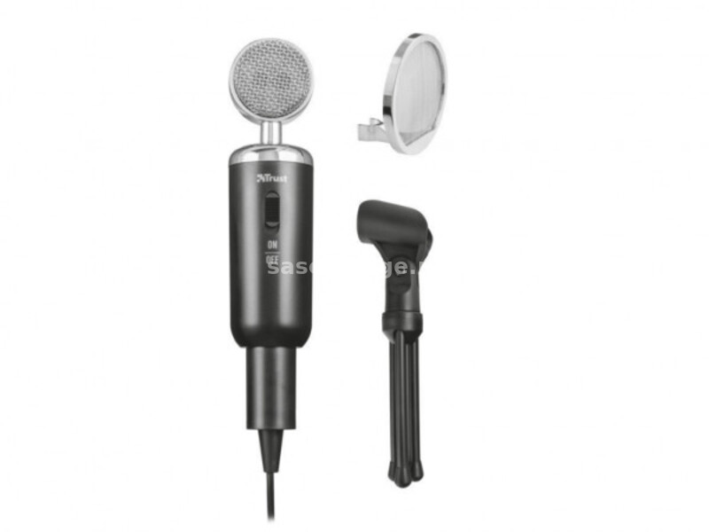 Mikrofon TRUST Madel 3,5mmcrna' ( '21672' )