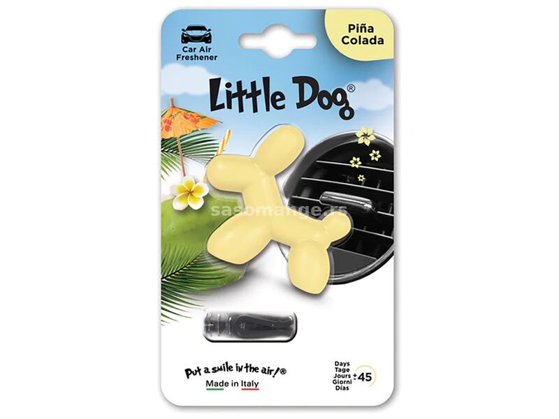 Mirisna figurica LITTLE DOG - pina colada