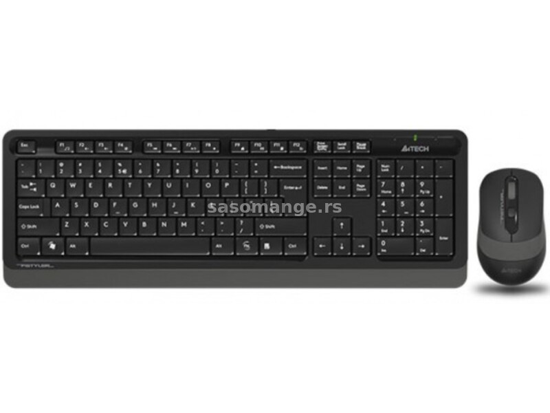 A4-FG1010 A4Tech Fstyler Bezicna tastatura YU-LAYOUT + bezicni mis USB, Grey