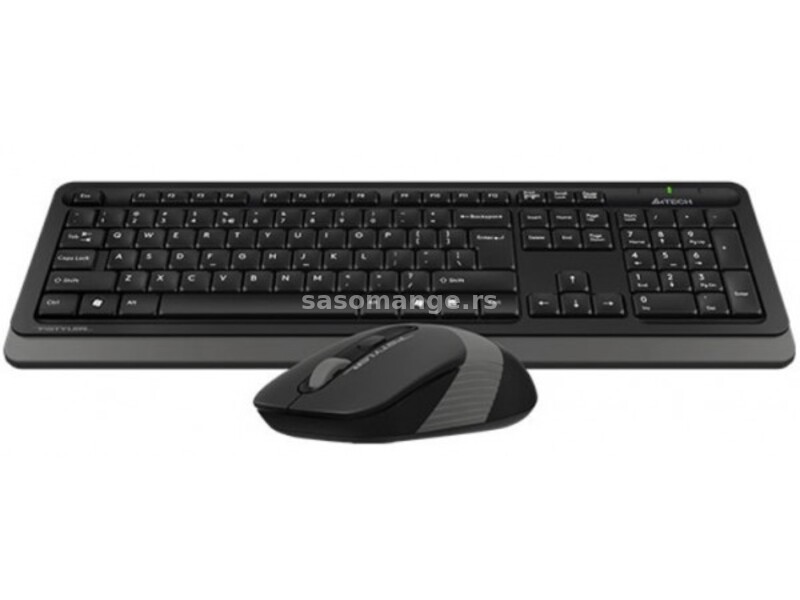 A4-FG1010 A4Tech Fstyler Bezicna tastatura YU-LAYOUT + bezicni mis USB, Grey