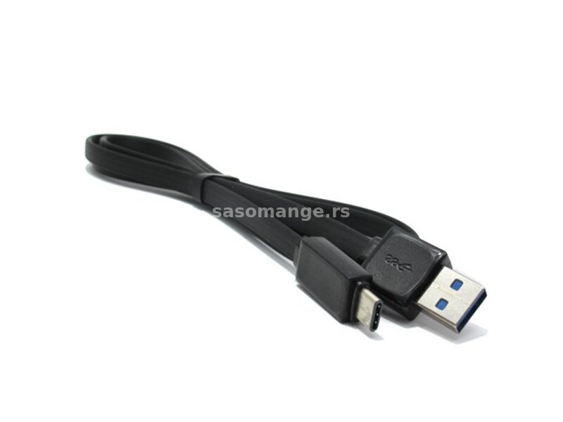 Remax RT-C1 USB Type C kabal crni