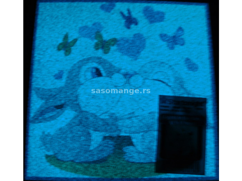 Startonight dečija magična slika koja svetli u mraku Zečići FPA005