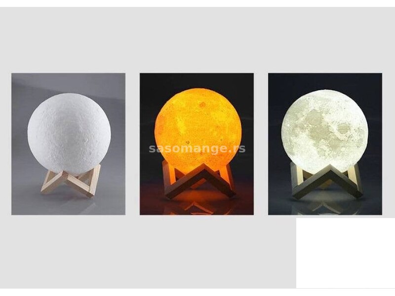 3D Meseceva lampa ovlazivac - 3D Meseceva lampa ovlazivac