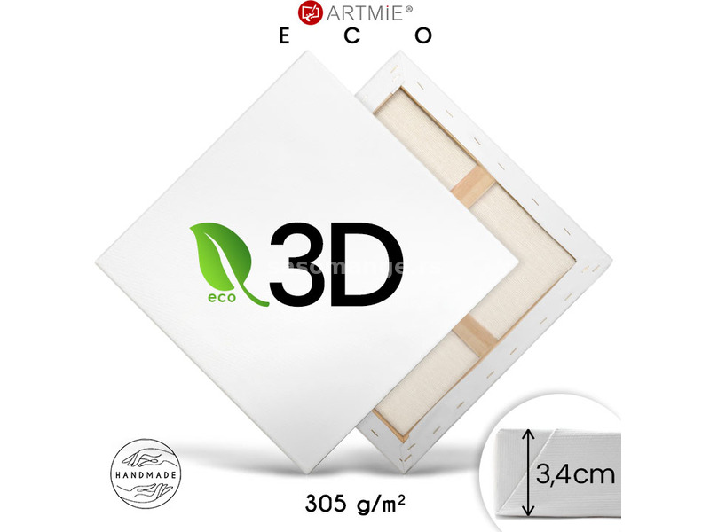 3D slikarsko platno na ramu EKO light