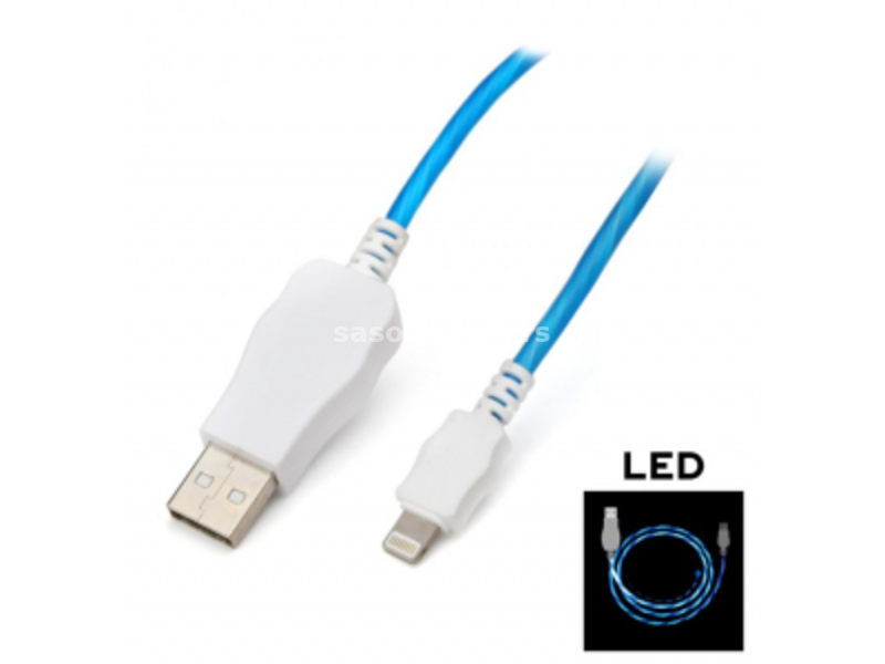 3G (81218) kabl USB A (muški) na lightning (muški) 1m plavi