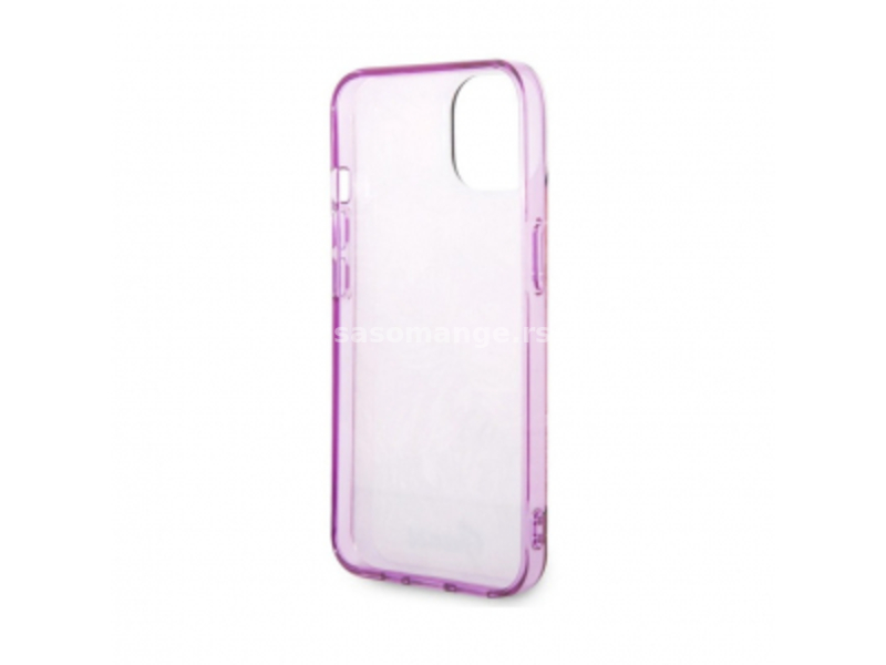 3G Guess Hc IML Electro Cam Jungle pink zaštitna maska za telefon iPhone 14 Plus 6.7