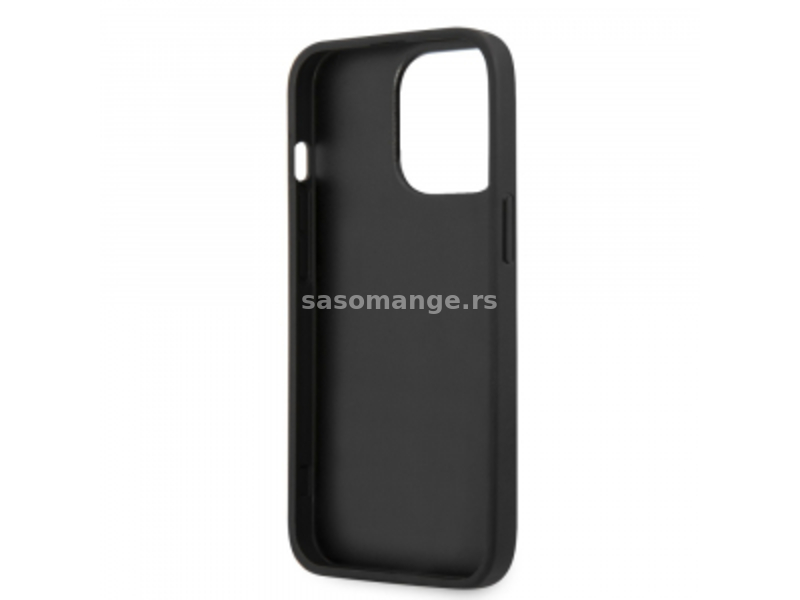 3G Guess Saffiano Big (GUHCP13LSA4GSBK) crna zaštitna maska za iPhone 13 Pro 6.1