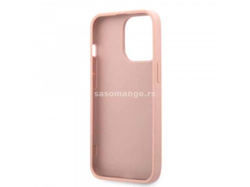 3G Guess Saffiano Big(GUHCP13MSA4GSPI) roze zaštitna maska za iPhone 13 6.1