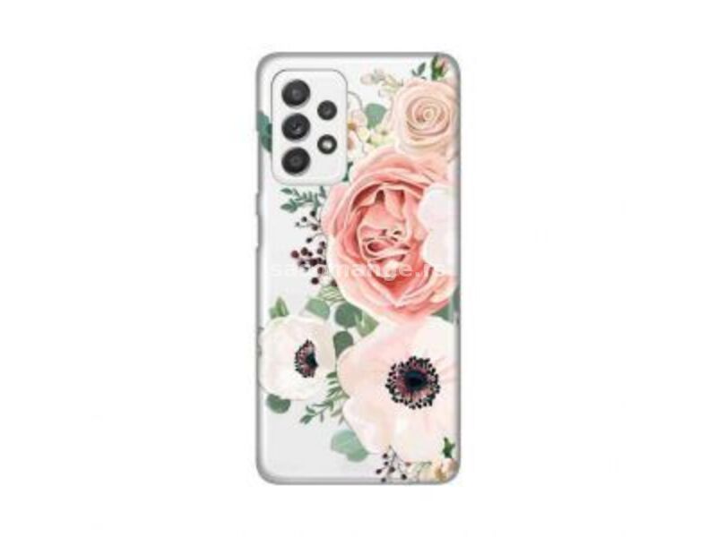 3G Print Skin zaštitna maska za telefon Samsung A525F/A526B Galaxy A52 4G/5G (EU) Luxury Pink Flo...