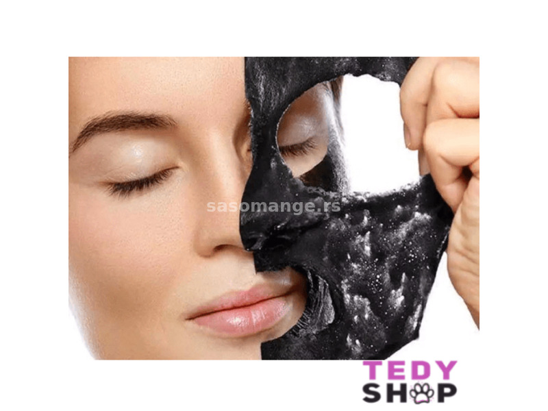 Bamboo crna maska za lice