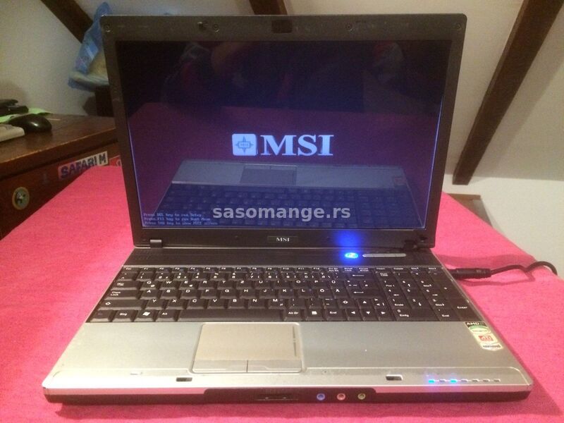 MSI VR610X / MS-163B ispravan laptop za delove