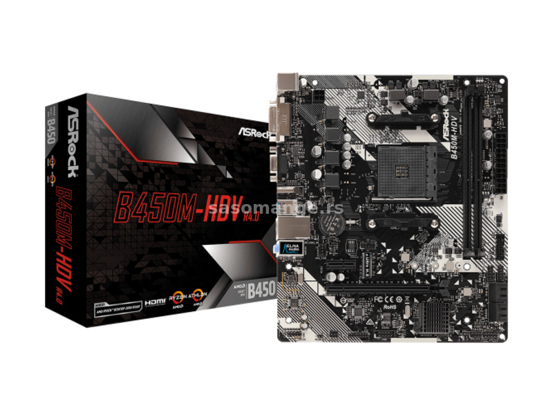 MB AsRock AMD AM4 B450M-HDV R4.0