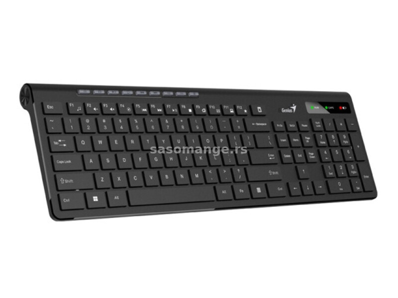 GENIUS SlimStar 7230 USB US crna tastatura