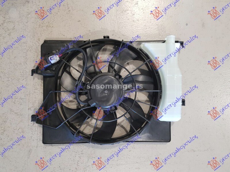 VENTILATOR KOMPLET (1.2/1.4 BENZIN) (390mm) (3 PIN) KIA RIO H/B 17-20