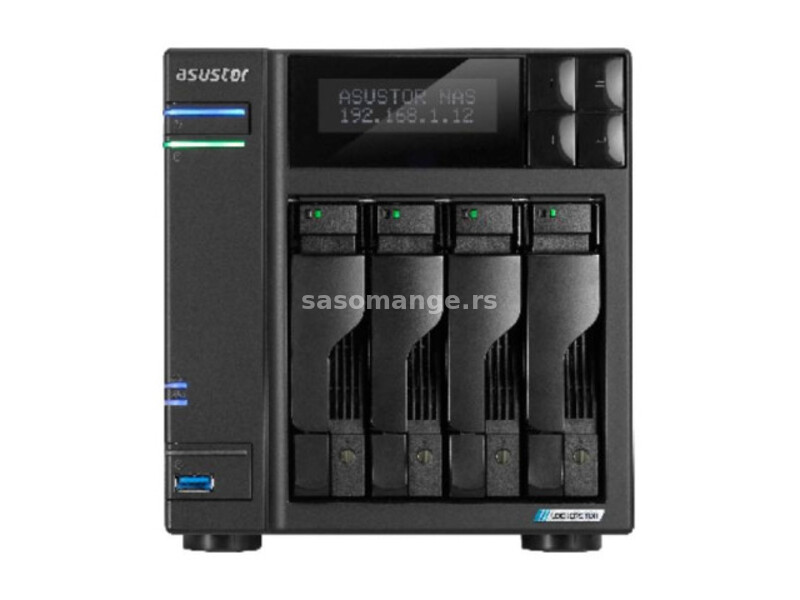 ASUSTOR NAS Storage Server LOCKERSTOR 4 (AS6704T)