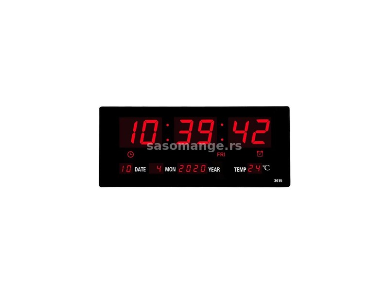 Digitalni sat sa kalendarom JH-3615