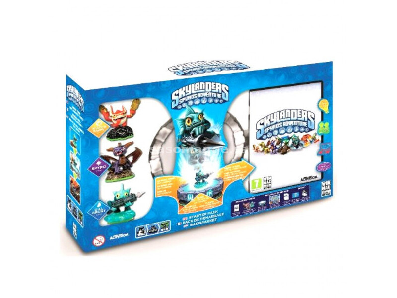 PC Skylanders Starter Pack (Game + Portal of Power + 3 figurines)