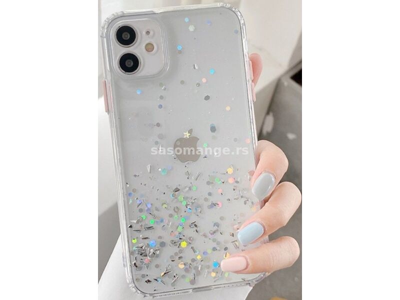 Futrola 3D Sparkling star silicone Transparent SAMSUNG MCTK6- S20