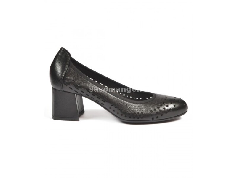 Paar ženske kožne cipele sa potpeticom 52607 SS24