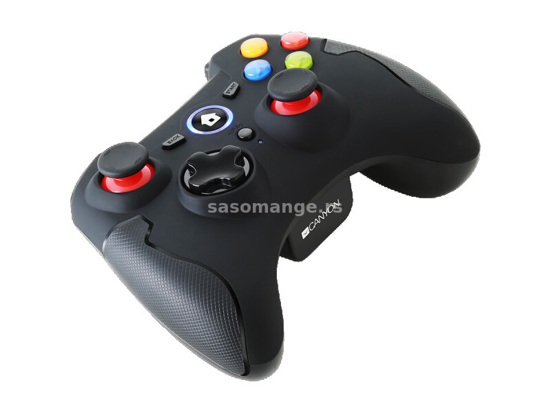 2.4G Wireless Controller with Dual Motor, Rubber coating, 2PCS AA Alkaline battery ,support...