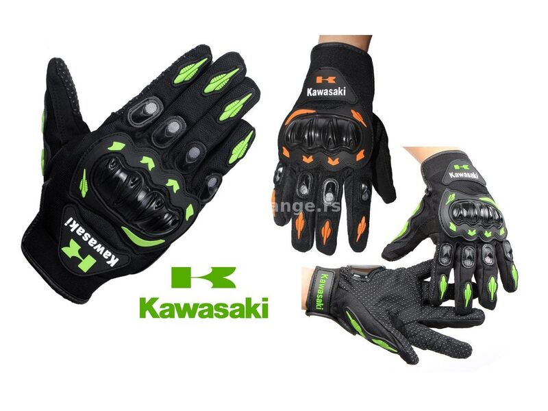 Rukavice Za Motor Kawasaki Moto Gloves Model 1 S-XXL