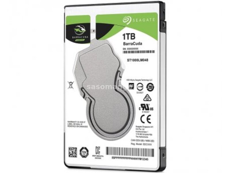 SEAGATE 1TB 2.5'' SATA III 128MB 5.400 ST1000LM048