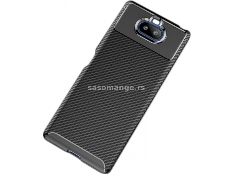 MCTK74-SAMSUNG S10 * Futrola Carbon Fiber Silicone Black (139)