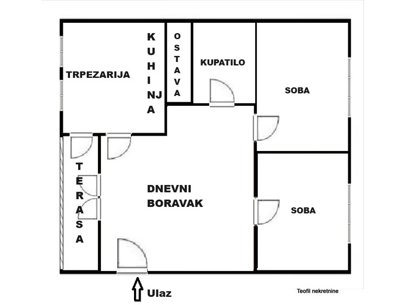 STARI GRAD ,DORĆOL ,76m2 , (T)+G ,254900e