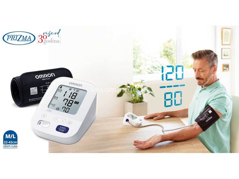 Omron M3 Comfort digitalni automatski merač krvnog pritiska za nadlakticu