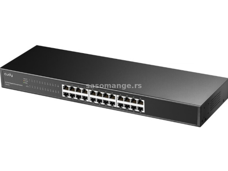 Cudy GS1024 24-Port 10/100/1000M Switch,24 x Gbit RJ45 port, rackmount (alt. Teg1024d, PFS3024-24)