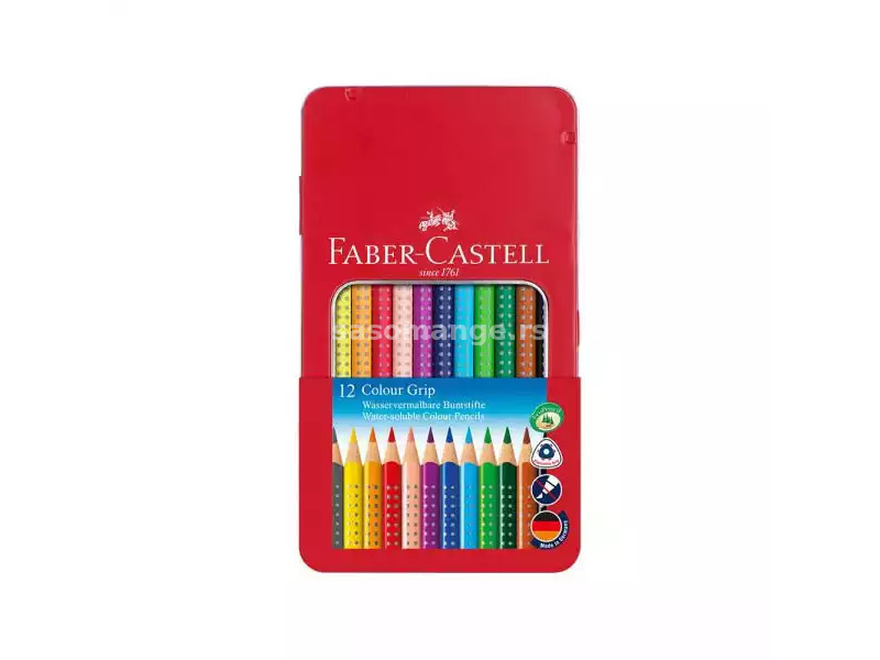 Faber Castell Drvene bojice Faber Castell GRIP metal 1/12 12590 (112413) ( 9801 )