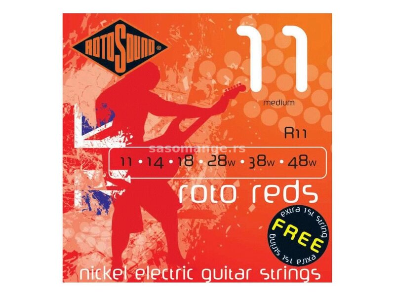 Rotosound R11 žice za električnu gitaru 11-48