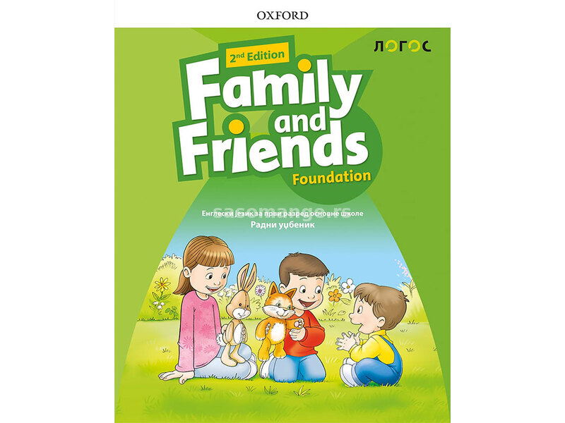 NOVI LOGOS Engleski jezik 1, Family and Friends Foundation (2nd Edition), radni udžbenik za prvi ...