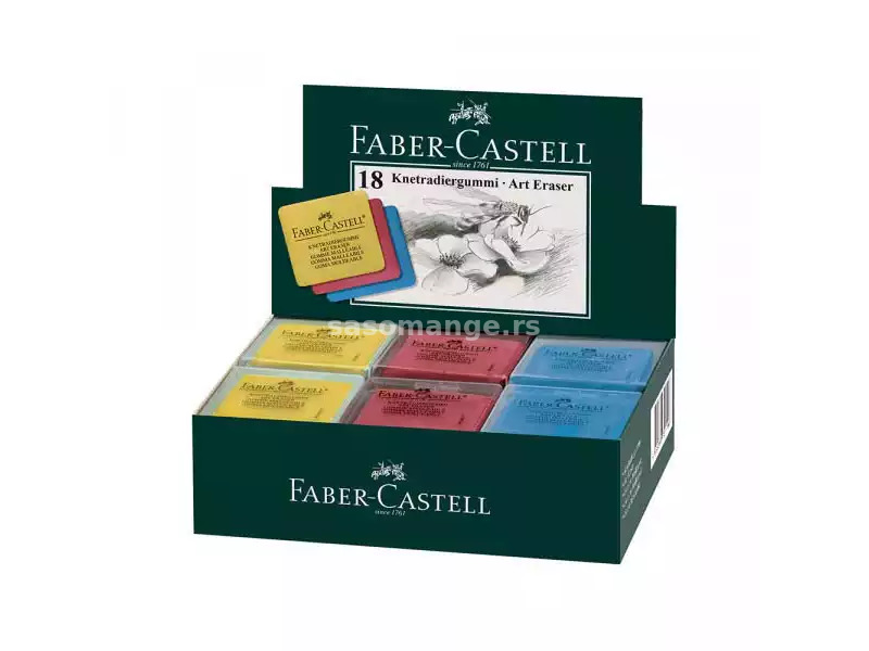 Faber Castell Gumica Faber Castell umetnička gnjeca pastel (1/18) 127321 ( 7998 )