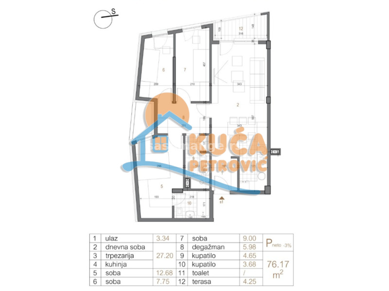 Novogradnja, Čalije, Povraćaj pdv-a, 79 m2