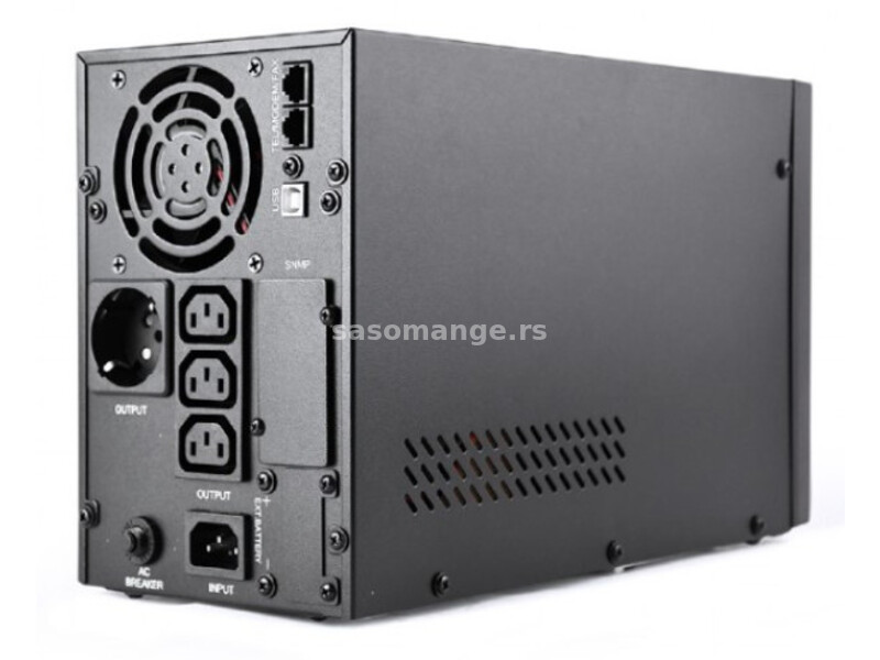 EG-UPS-PS1000-01 Gembird UPS sa stabilizatorom 1000VA (800W) pure sine wave, LCD, USB, black