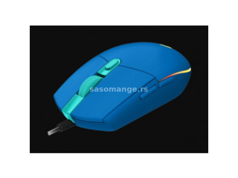 Logitech G102 Lightsync Gaming Wired Mouse, Blue USB *M