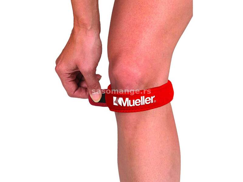 MUELLER profesionalna patelarna traka za koleno crvena