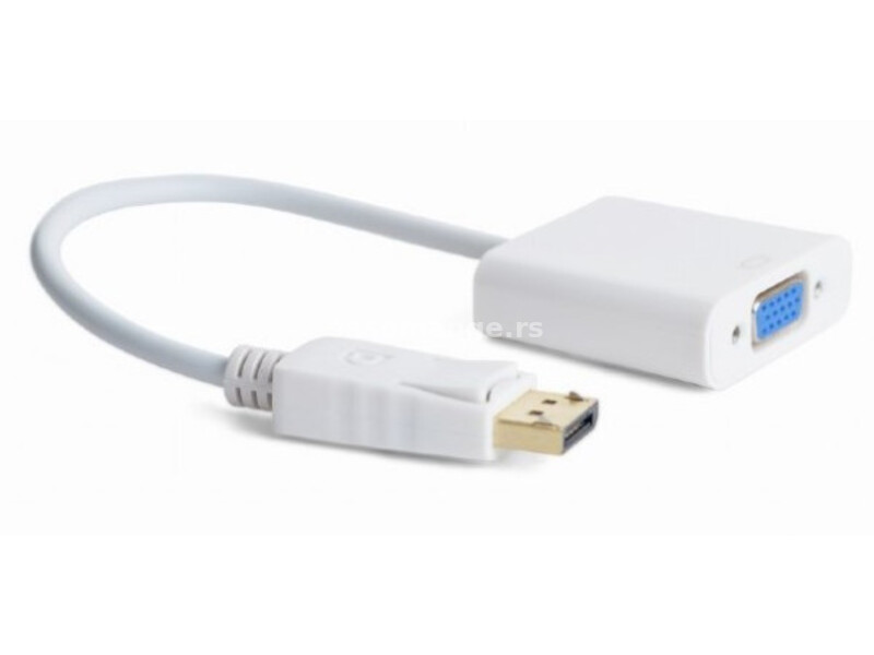 A-DPM-VGAF-02-W Gembird DisplayPort to VGA adapter cable, WHITE FO A