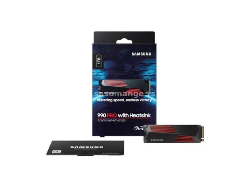 SAMSUNG 1TB M.2 NVMe MZ-V9P1T0CW 990 Pro Series Heatsink SSD