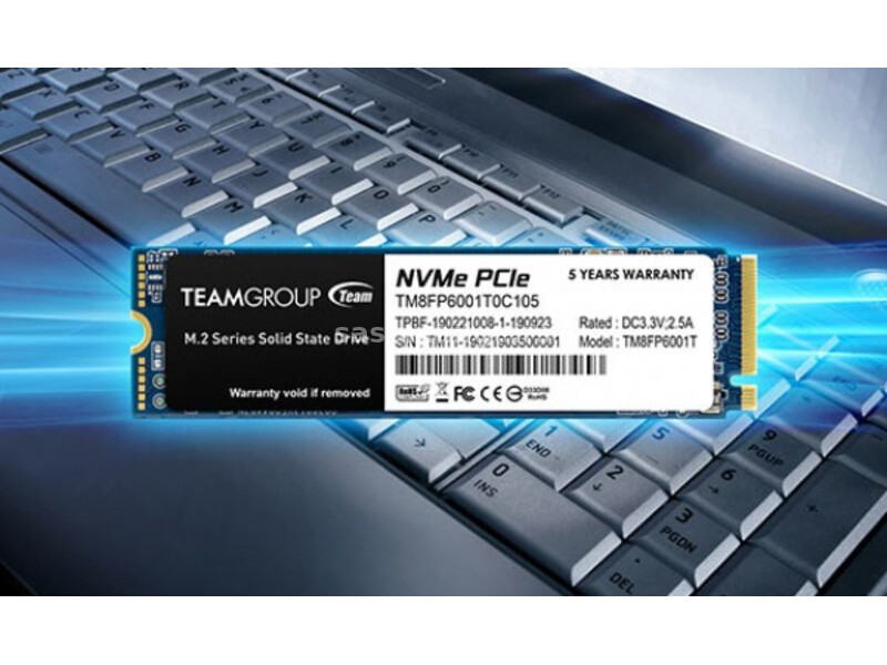 TeamGroup M.2 2280 512GB MP33 SSD PCIe Gen3 x4, NVM Express, 1700/1400MB/s TM8FP6512G0C101