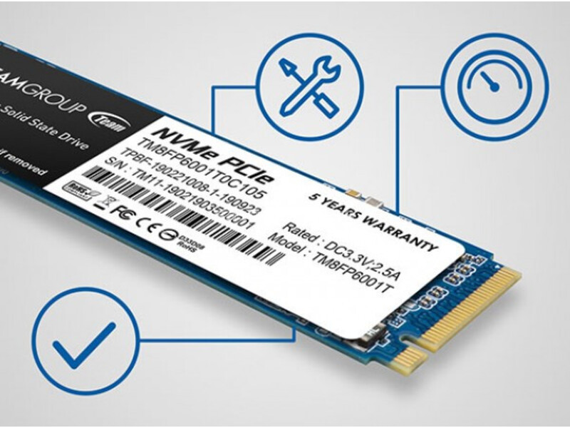 TeamGroup M.2 2280 512GB MP33 SSD PCIe Gen3 x4, NVM Express, 1700/1400MB/s TM8FP6512G0C101