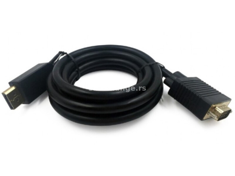 CCP-DPM-VGAM-6 Gembird DisplayPort to VGA adapter cable, black, 1.8 m
