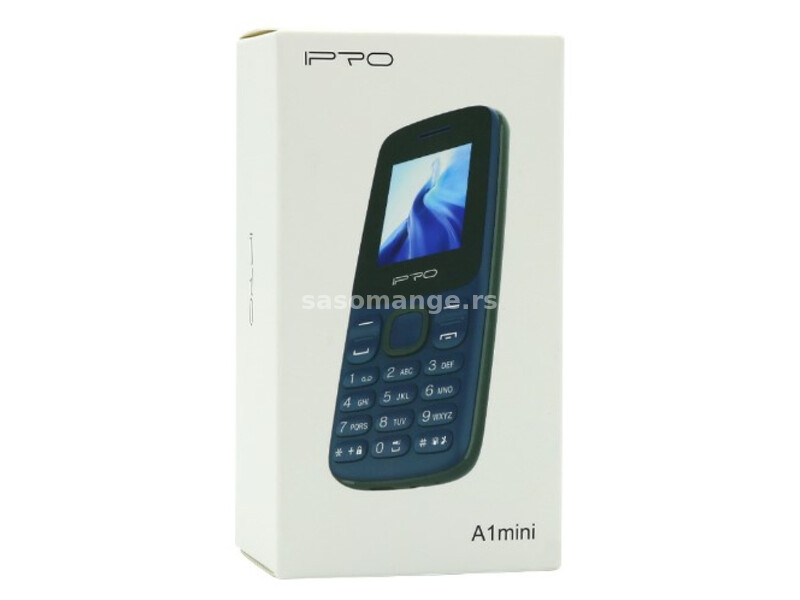 IPRO A1 Mini 32MB/32MB, Mobilni telefon DualSIM, FM, 800mAh, Kamera Crni